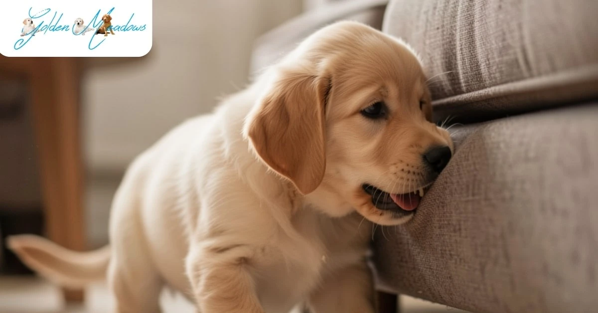 How To Stop A Puppy From Chewing Furniture