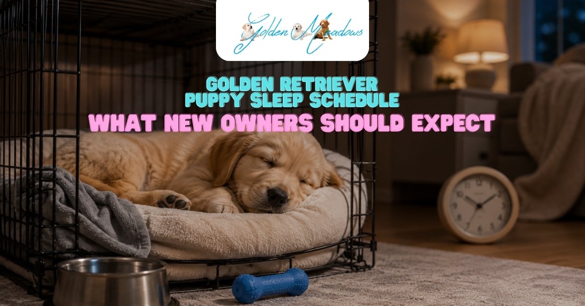 Golden Retriever Puppy Sleep Schedule What New Owners Should Expect