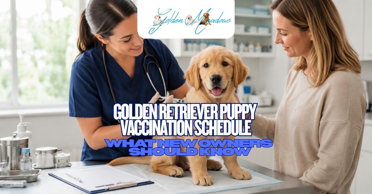 Golden Retriever Puppy Vaccination Schedule What New Owners Should Know