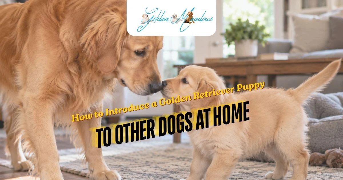 How to Introduce a Golden Retriever Puppy to Other Dogs at Home